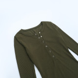 Women Casual Long-Sleeved Bodycon Dress