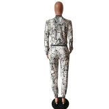 Women Printed Two-Piece Top and Pant Set