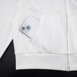 Women Fall Sexy Triangle Cup Hooded Long-Sleeved Jacket and Shorts Three-Piece