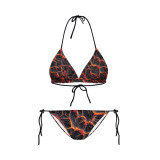 Women Summer Beach Printed Two-Piece Swimwear