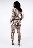 Women Printed Two-Piece Top and Pant Set