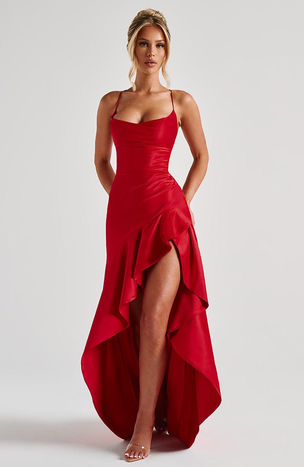 Women Sexy Strapless Maxi Dress