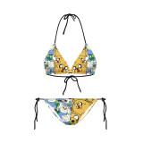 Women Summer Beach Printed Two-Piece Swimwear