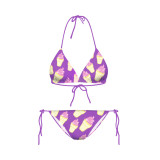 Women Summer Beach Printed Two-Piece Swimwear