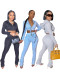 Fashion Casual Women's Hooded Long-Sleeved Top Pants Set Two-Piece Set