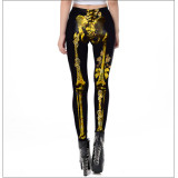 Halloween Skull Printed Pants