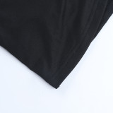 Women Fall Sexy See-Through Cutout Round Neck Long-Sleeved Bodycon Dress