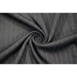 Women's Fashion V-Neck Single Row Buttons Long Sleeve Solid Long Dress
