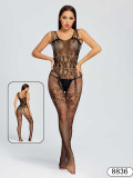 Women's Christmas Sexy Lingerie Plus Size Seductive Open-Crotch See-Through Mesh bBodystockings