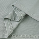 Women sexy V-neck long-sleeved bodycon dress