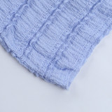 Autumn Elegant V Neck Textured Long Sleeve Dress