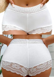 Plus Size Women Sexy Lace Seamless Briefs