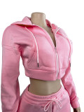 Women Hoodies and Bell Bottom Pants Two-Piece Set