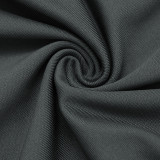 Women Fall/Winter V-Neck Furry Patchwork Shawl Collar Solid Long-Sleeved Jumpsuit