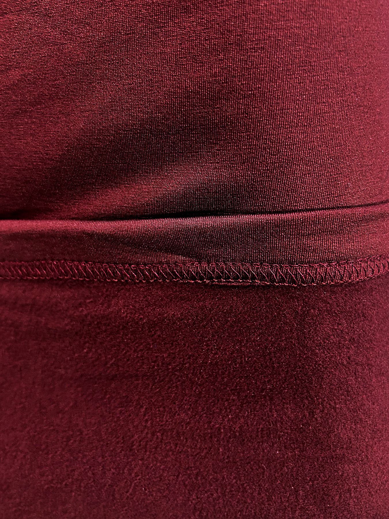 Turndown Collar Half-Zip Top & Wide-Leg Pants Athletic Set