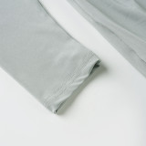 Women sexy V-neck long-sleeved bodycon dress