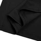 Women Elegant Gold Chain Sexy Strapless Slit Dress