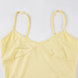 Women Solid Casual American-Style Sweatpants and Shorts Three-Piece Set