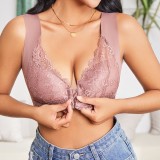 Plus-Size Women Sexy Lace Wire-Free Bras