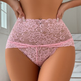Plus Size Women Knitting Seamless Cutout Briefs