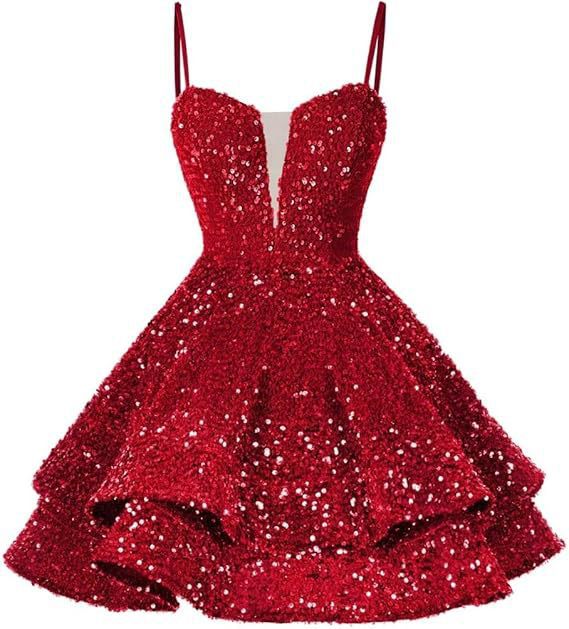 Women Sequined Strapless Sexy Prom Dress