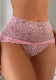 Plus Size Women Knitting Seamless Cutout Briefs