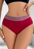 Women Striped Patchwork Seamless Briefs