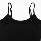 Women Chiffon Patchwork Contrast Color Dress