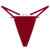 Women thong sexy hollow chain panties
