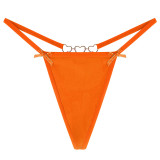 Women thong sexy hollow chain panties