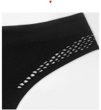 Women seamless sexy summer fishnet hollow briefs