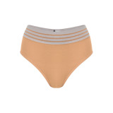 Women Striped Patchwork Seamless Briefs