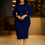 Women Round Neck African Dress