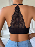 Women Lace Vest Bra with Adjustable Straps