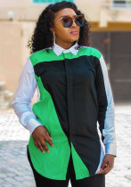 Women Autumn Casual Print Long-Sleeve Shirt