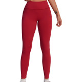 Women Contrast Colored Sport Bra and Yoga Pants Two-Piece Set