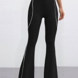 Women Fitness Stretch Casual Yoga Bell Bottom Pants