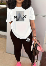 Women's Fashion Short Sleeve T-Shirt Pants Set Women's Fashion Short Sleeve T-Shirt Pants Set