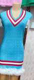 Women's Knitting Short Dress