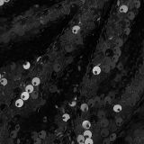 Fashion Women's Sexy Low Back Sequin Top Short Skirt Two-Piece Set