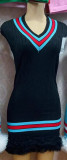 Women's Knitting Short Dress