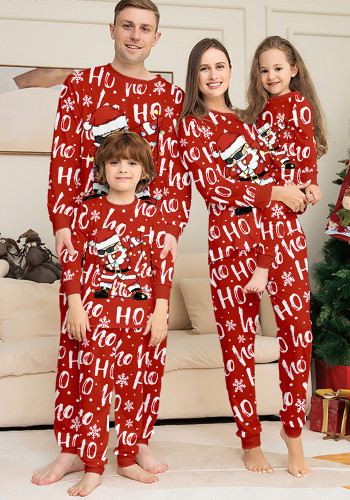 Christmas Family Wear Christmas Superman Lights Print Pajama Set