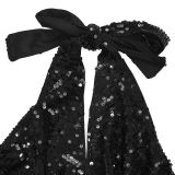 Fashion Women's Sexy Low Back Sequin Top Short Skirt Two-Piece Set