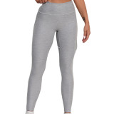 Women Contrast Colored Sport Bra and Yoga Pants Two-Piece Set