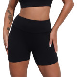 Women Contrast Colored Sport Bra and Yoga Pants Two-Piece Set