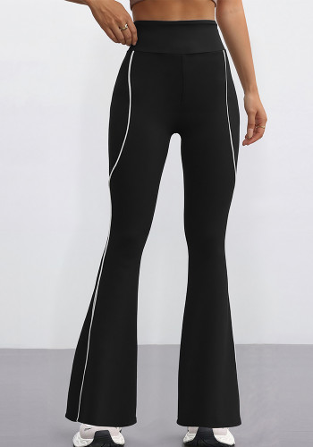 Women Fitness Stretch Casual Yoga Bell Bottom Pants