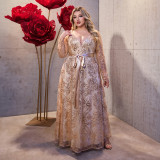 Deep V Neck Sexy Long Dress Women's Low Back Slim Waist Bridesmaid Formal Party Evening Gown