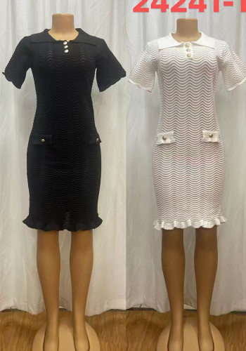 Spring Summer Sweet Knitting Dress