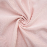 Women Sexy Halter Neck Backless Ribbon Cropped Jumpsuit