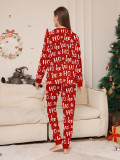 Christmas Family Wear Christmas Superman Lights Print Pajama Set